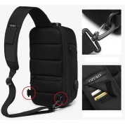 Τσαντάκι Στήθους Ozuko 9270 Μαύρο