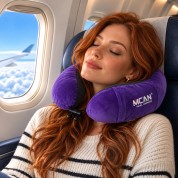 Μαξιλάρι Ταξιδίου Mcan Memory Foam M-13 Μωβ ΑΞΕΣΟΥΑΡ ΤΑΞΙΔΙΟΥ
