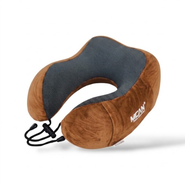 Μαξιλάρι Ταξιδίου Mcan Memory Foam M-13 Καφέ