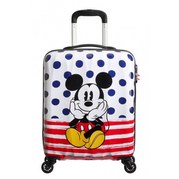Βαλίτσα Καμπίνας 55εκ. American Tourister Disney Legends 92699-9072 Mickey Blue Dots