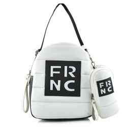 Τσάντα Γυναικεία Πλάτης FRNC 2309 Λευκό