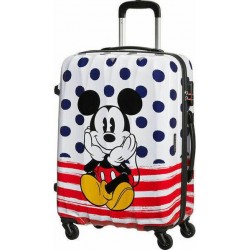 Βαλίτσα Μεσαία 65εκ. American Tourister Disney Legends 64479-9072 Mickey Blue Dots