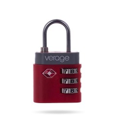 Λουκέτο ασφαλείας TSA με συνδυασμό Verage VG5111 Κόκκινο