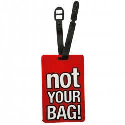 Ετικέτα αποσκευών Not Your Bag Κόκκινο