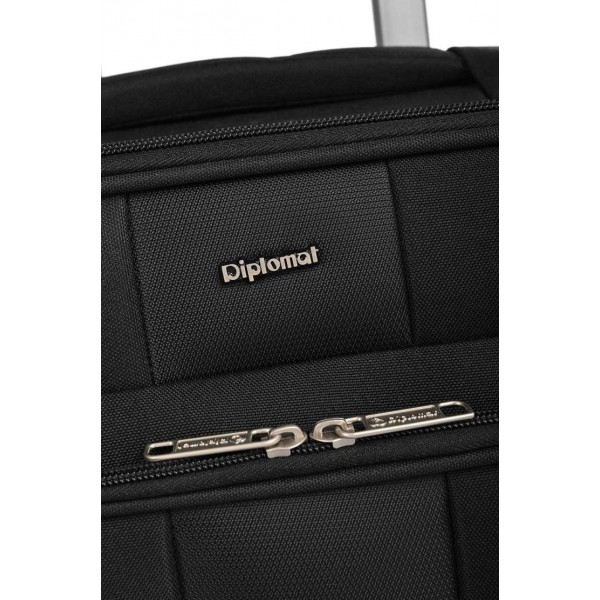 Βαλίτσα Καμπίνας 55εκ Diplomat ZC615-S Μαύρο
