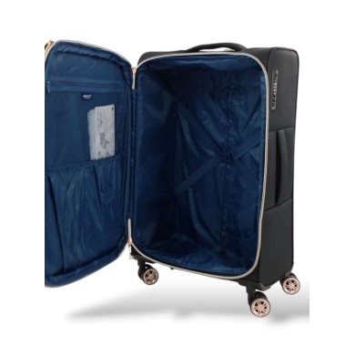 Βαλίτσα Καμπίνας 55εκ Diplomat Monaco ZC9001-S Μαύρο hover