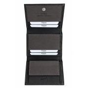 Πορτοφόλι Unisex Δέρμα Kappa 1698 Μαύρο/Καφέ