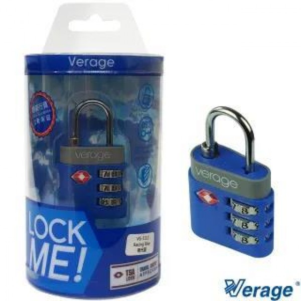 Λουκέτο ασφαλείας TSA με συνδυασμό Verage VG5111 Μπλε