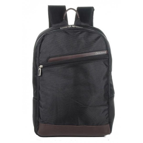 Τσάντα Πλάτης Laptop 15.6'' Diplomat LV105-A Μαύρο