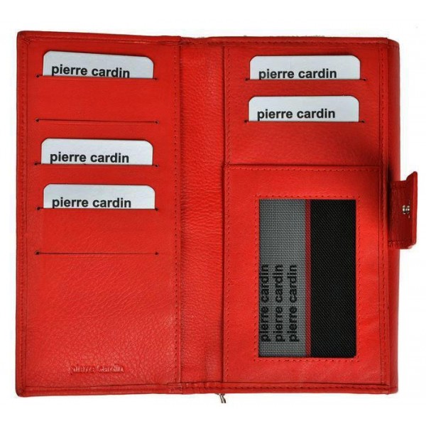 Πορτοφόλι Γυναικείο Δέρμα Pierre Cardin PC0236 Κόκκινο