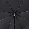 Ομπρέλα Αυτόματη με γυριστή λαβή Knirps T.260 Duomatic Medium Μαύρο με ρίγα