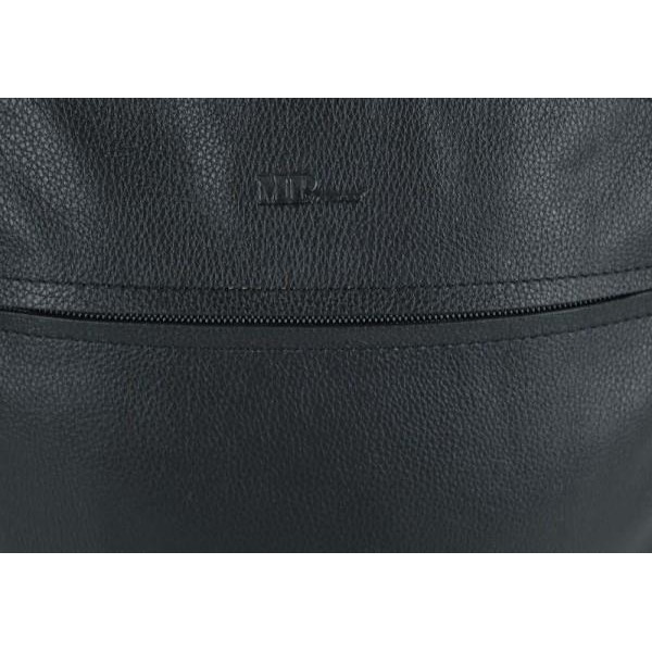 Τσάντα Πλάτης Δέρμα Laptop 13.3'' Marta Ponti Paris C800044-BL Μαύρο