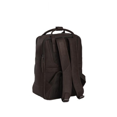 Τσάντα Πλάτης Unisex Δέρμα Laptop 15'' The Chesterfield Brand Belford C58.018301 Καφέ hover