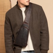Τσαντάκι Στήθους Δέρμα The Chesterfield Brand Bowey C58.070301 Καφέ