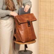 Τσάντα Πλάτης Unisex Δέρμα Laptop 15'' The Chesterfield Brand Savona C58.032231 Ταμπά ΓΥΝΑΙΚΕΙΑ