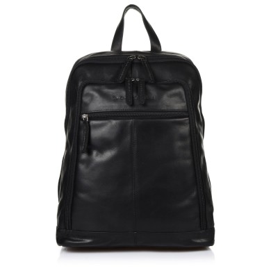 Τσάντα Πλάτης Δέρμα Laptop 14,1'' The Chesterfield Brand James C58.015500 Μαύρο ΑΝΔΡΙΚΑ