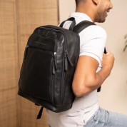 Τσάντα Πλάτης Δέρμα Laptop 14,1'' The Chesterfield Brand Detroit C58.031700 Μαύρο ΓΥΝΑΙΚΕΙΑ