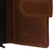Καρτοθήκη-Πορτοφόλι Δέρμα/Αλουμίνιο The Chesterfield Brand C08.038131 Ταμπά ΑΝΔΡΙΚΑ