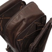 Τσαντάκι Στήθους Δέρμα The Chesterfield Brand Riga C58.028401 Καφέ ΑΝΔΡΙΚΑ