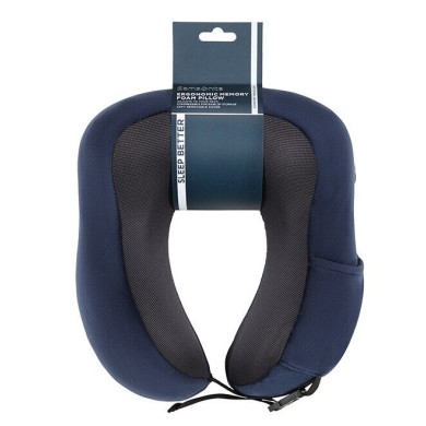 Μαξιλάρι Ταξιδίου Samsonite Ergonomic Memory Foam Pillow 155601-1549 Μπλε ΑΞΕΣΟΥΑΡ ΤΑΞΙΔΙΟΥ