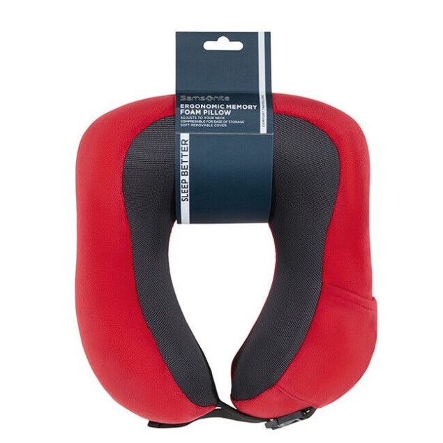 Μαξιλάρι Ταξιδίου Samsonite Ergonomic Memory Foam Pillow 155601-1726 Κόκκινο ΑΞΕΣΟΥΑΡ ΤΑΞΙΔΙΟΥ