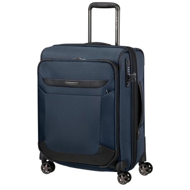Βαλίτσα Καμπίνας Business 55εκ Samsonite Pro-Dlx 6 Spinner Expandable 148135-1090 Μπλε ΒΑΛΙΤΣΕΣ