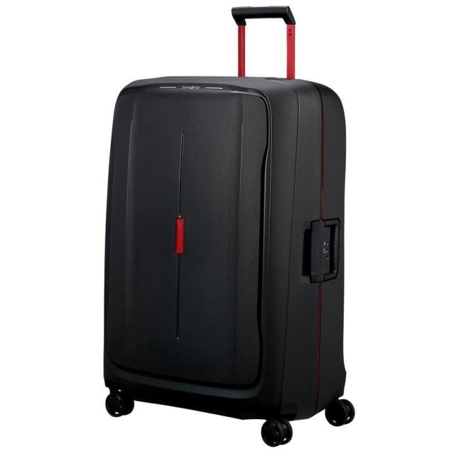 Βαλίτσα Μεγάλη 81εκ Samsonite Essens Spinner 152056-1186 Μαύρο/Κόκκινο ΒΑΛΙΤΣΕΣ