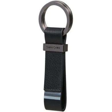 Μπρελόκ Γνήσιο Δέρμα Samsonite Flagged Slg 139951-1041 Μαύρο ΓΥΝΑΙΚΕΙΑ