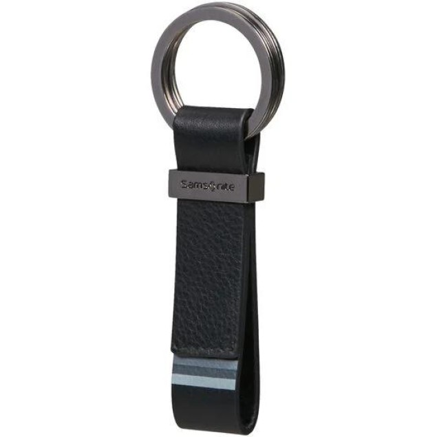 Μπρελόκ Γνήσιο Δέρμα Samsonite Flagged Slg 139951-1041 Μαύρο ΓΥΝΑΙΚΕΙΑ