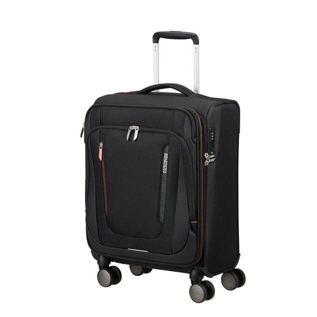 Βαλίτσα Καμπίνας 55εκ American Tourister Wanderlite Spinner 158076-0614 Μαύρο