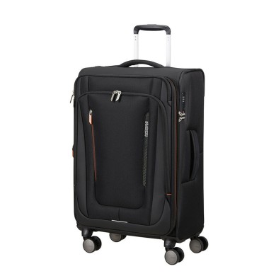 Βαλίτσα Μεσαία 68εκ American Tourister Wanderlite Spinner 158077-0614 Μαύρο