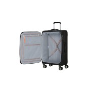 Βαλίτσα Μεσαία 68εκ American Tourister Wanderlite Spinner 158077-0614 Μαύρο