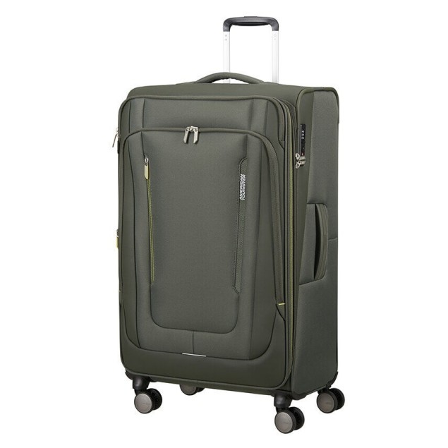 Βαλίτσα Μεγάλη 79εκ American Tourister Wanderlite Spinner 158078-3457 Dark Khaki