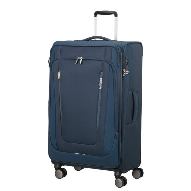 Βαλίτσα Μεγάλη 79εκ American Tourister Wanderlite Spinner 158078-1265 Μπλε