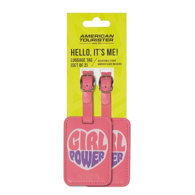 Ετικέτες αποσκευών (2 τεμάχια) American Tourister Luggage Tags 160234-A669 Girl Power