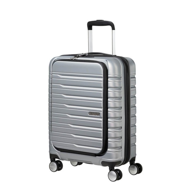 Βαλίτσα Καμπίνας Business 55εκ American Tourister Flashline Easy Access 153341-6260 Sky Silver ΒΑΛΙΤΣΕΣ