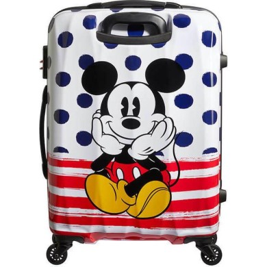 Βαλίτσα Μεσαία 65εκ. American Tourister Disney Legends 64479-9072 Mickey Blue Dots hover