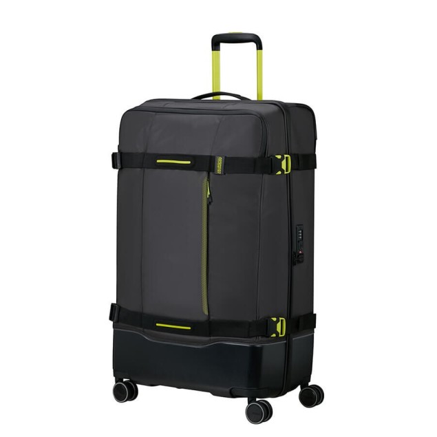 Βαλίτσα Μεγάλη 79εκ American Tourister Urban Track 154676-A185 Μαύρο/Lime ΒΑΛΙΤΣΕΣ