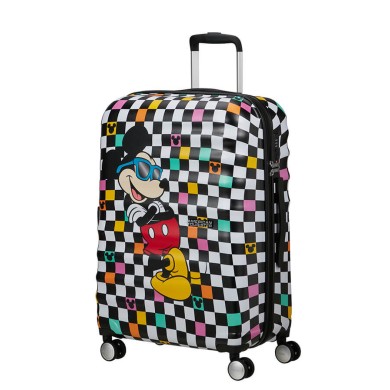 Βαλίτσα Μεσαία 67εκ. American Tourister Disney Wavebreaker 152581-A080 Mickey Check