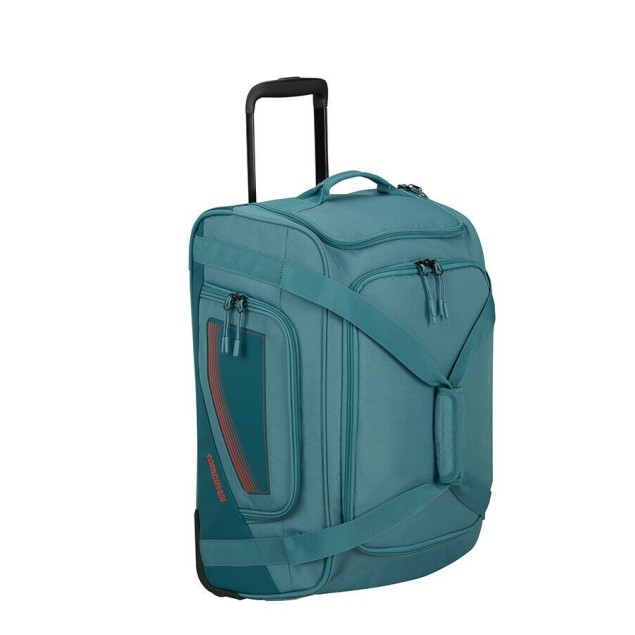 Τροχοσάκος Καμπίνας 55εκ American Tourister City Racer 156132-4828 Πετρόλ ΒΑΛΙΤΣΕΣ