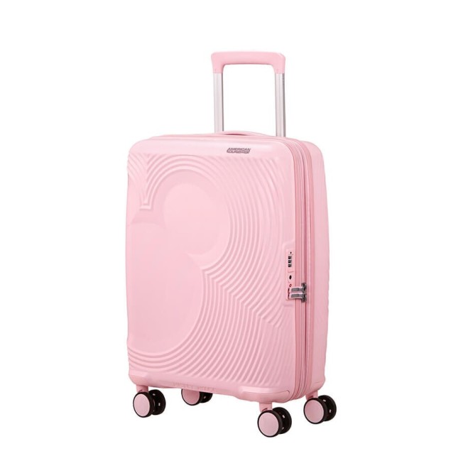 Βαλίτσα Καμπίνας 55εκ. American Tourister Mickey Magic Spinner 158710-A840 Mickey Pastel Pink