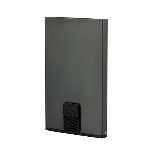 Καρτοθήκη Αλουμίνιο Samsonite Alu Fit Slide-Up 133888-1009 Ανθρακί Αξεσουάρ