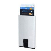 Καρτοθήκη Αλουμίνιο Samsonite Alu Fit Slide-Up 133888-1004 Ασημί Αξεσουάρ