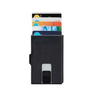 Καρτοθήκη-Πορτοφόλι Δέρμα/Αλουμίνιο Samsonite Alu Fit 133890-1041 Μαύρο ΑΝΔΡΙΚΑ