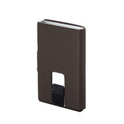 Καρτοθήκη-Πορτοφόλι Δέρμα/Αλουμίνιο Samsonite Alu Fit 133890-1251 Καφέ ΑΝΔΡΙΚΑ