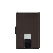 Καρτοθήκη-Πορτοφόλι Δέρμα/Αλουμίνιο Samsonite Alu Fit 133890-1251 Καφέ ΑΝΔΡΙΚΑ