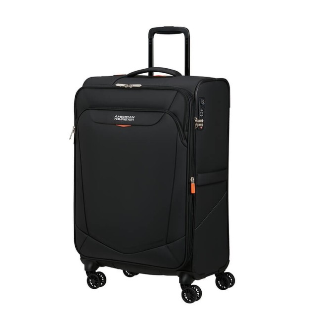 Βαλίτσα Μεσαία 69εκ American Tourister Summerride Spinner 153863-1041 Μαύρο ΒΑΛΙΤΣΕΣ