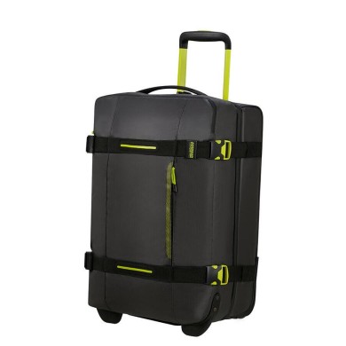 Τροχοσάκος Καμπίνας 55εκ American Tourister Urban Track Duffle 150027-A185 Μαύρο/Lime ΒΑΛΙΤΣΕΣ