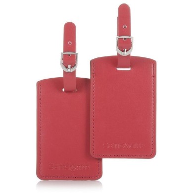 Ετικέτες αποσκευών (2 τεμάχια) Samsonite Luggage Tag 121307-1726 Κόκκινο ΑΞΕΣΟΥΑΡ ΤΑΞΙΔΙΟΥ