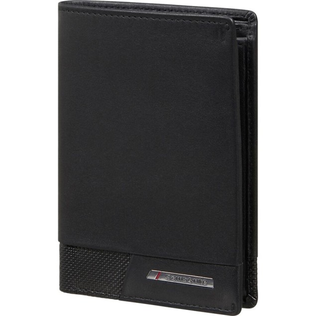 Πορτοφόλι Ανδρικό Δέρμα Samsonite Pro-Dlx 6 Slg 144540-1041 Μαύρο